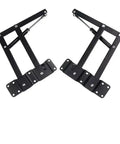 Hydraulic Lift Up Folding Hinge for Tables, Smooth Auto Lift With Gentle Descend, No-Hassle Space-Saving Folding Design
