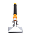 Front view of Sheet Metal Hand Seamer 3 Inch with CRV Steel Straight Jaw, TPR Ergonomic Handle; tool for metal seaming and flattening.