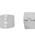 4 Pack 304 Stainless Weld On Hinges Without Holes 60x74x2mm 280 Degree Rotatable Heavy Duty Steel Butt Hinge For Electrical Boxes Cabinets Workshops Gates Fences Doors And Windows