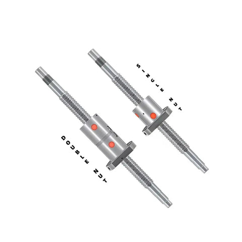 Top Notch SFU2505 Ball Screw 200 to 2550 mm Long 25 mm Diameter C7 Precision With 2505 2510 Flange Single Nut or Double Nut BK BF20