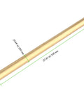 2 Pack Three Quarters Inch Brass Rods, 11.81 Inch Length, Solid Lathe Bar Brass Stock For Crafts, model making, replacement parts