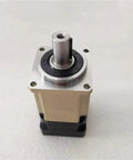 Top Notch High Precision Servo Motor Gearbox Featuring A Two Stage Planetary Gear Reducer Designed For Heavy Duty Automation Rigs, front view.