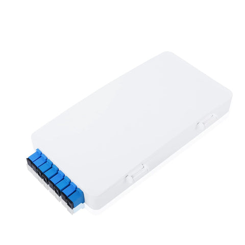 Eight Port SC Fiber Optic Terminal Box For Termination And Distribution, Easy Wire Entry Design, Protects Fiber From Damage