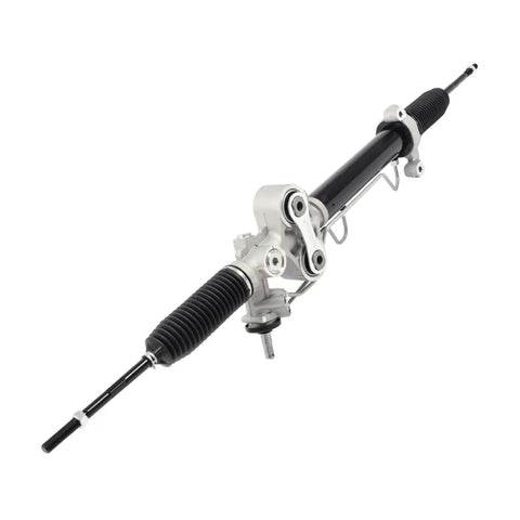 Top Grade Power Steering Rack And Pinion Kit For Chevy Silverado 1500 Sierra 1500 Crew Cab Extended Models 2007 To 2013 Non Hybrid Performance Pa, black and silver assembly with rubber boot.