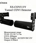 Hella Precise Wall Mounted Tunnel Visibility Co Detector Killer Smoke Density Sensor With Six Meter Optical Path side view