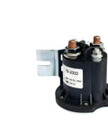Heavy Duty 12 Volt Or 24 Volt 200 Amp Electric Stacker Forklift Tail Plate Oil Pump Start Switch DC Contactor close-up view.
