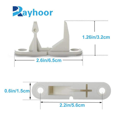 4 Pack Washer Door Striker Replacement For Most Top Load Washers Easy Install Durable Latch That Replaces AP3580441 1032664 131763300 131763310 134456600 AH890617 EA890617 PS890617 Fits A Wide Range Of Major Brands. white plastic washer door striker, 2.6 in x 1.26 in