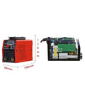 Mini Welding Machine 250A Arc Welder With Automatic Electric Welding Dual Voltage 110V Or 220V with dimensions shown
