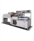 Industrial Grade Automatic Heavy Duty L Bar Shrink Film Packer for Carton Boxes and Produce Crates with heat sealing system.