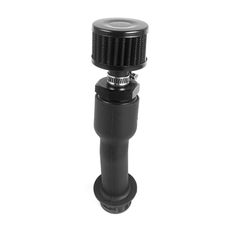 LS Valve Cover Oil Cap With Breather And Air Filter Vent For LS1 LS2 LS3 LS6 LS7 Engines, 3.54 Inch Length, Black Aluminum
