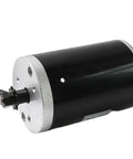 MY6812 24V 150W Electric Scooter Drive Motor With 9 Tooth 25H Sprocket Brushed DC Motor Calibrated 2750 RPM And 0.52 Nm Torque For Easy Replacement Or DIY Builds. black 69 mm motor with metal housing and sprocket shaft