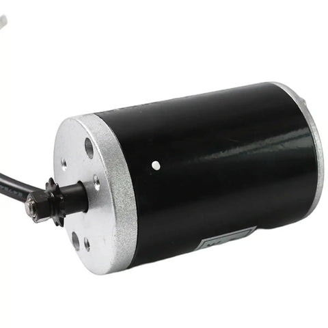 MY6812 24V 150W Electric Scooter Drive Motor With 9 Tooth 25H Sprocket Brushed DC Motor Calibrated 2750 RPM And 0.52 Nm Torque For Easy Replacement Or DIY Builds. black 69 mm motor with metal housing and sprocket shaft