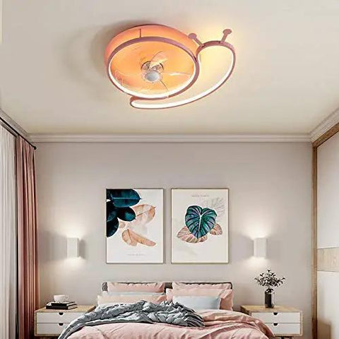 Sleek Ultra Slim Ceiling Fan And Lighting Combo Delivers Smooth Air Circulation For Modern Bedrooms And Living Spaces, mounted in a stylish bedroom.