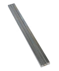 Three Eighths By Three Eighths By Twelve Inch Square Steel Key Stock Bars Pack Of Three Cold Drawn Steel Undersized Plain Finish Pro Grade Key Stock For Machinists And Industrial Pros, shown in a bundled flat view.