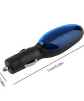 Save More Fuel Instantly With This Portable Gas Saver For Cars And Trucks Featuring Magnetic Retuning Technology Universal Compatibility Plug And Play Design To Drive Farther And Cut Fuel Costs, blue and black compact device with plug-in design
