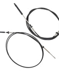 2 Pack 12ft Throttle Shift Remote Control Cables For Outboard Motors Fits Johnson Evinrude OMC BRP 1979 To Present, coiled design