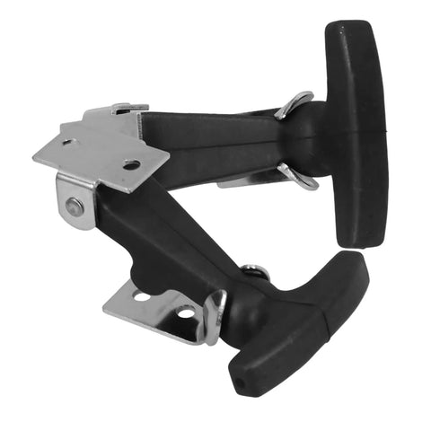 8 Piece Rubber Toolbox Hasp Latch Kit For Heavy Duty TJ Hood Latch T Handle Hasp Durable Rubber Latches
