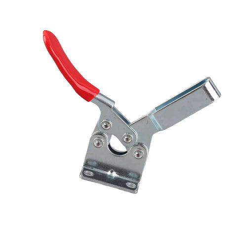 Horizontal Toggle Clamp in Carbon Steel with Electroplated Rust Proof Finish for Workbench Woodworking Welding and Stone Cutting