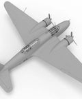 Ki 21 Ia Sally Japanese Heavy Bomber Model Kit Scale 1 To 72 Dope Build with Realistic Detailing, Top View