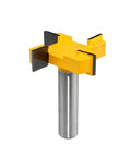 Heavy Duty 4 Edge T Slot Router Bit For Woodworking Professionals That Cuts Grooves Fast With Precision Straight Shank And Durable Construction, 8x51x12.7mm.