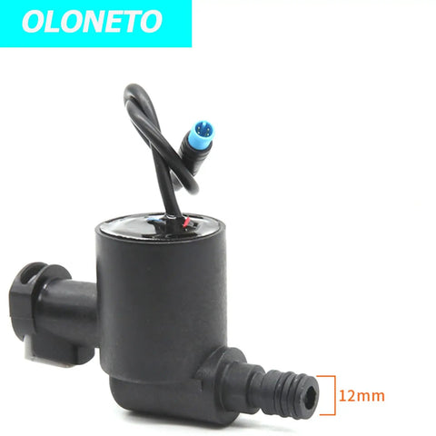 Two Pack Compact Water Flow Generator For Faucets Micro Hydropower Turbine with 12mm Quick Connect Nylon Body