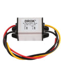 Waterproof DC Buck Converter Regulator 8 To 22V In To 3 To 15V Out 5V 12V Adjustable 3A Step Down Power Module with wires