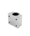 4 Pcs Linear Bearing Sliders SCS8UU With LM8UU Bushings For CNC Parts And 3D Printer Builds Industrial Grade High Precision Linear Guides Smooth Low Friction Travel For Precision Machine Tools, aluminum block bearing housing