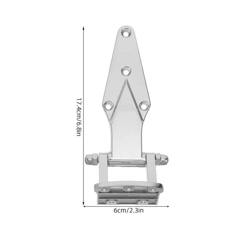 Two Pack Heavy Duty Zinc Alloy Door Hinges For Oven, Kitchen Equipment And Fridge Cold Storage, Rugged Door Hardware With Enhanced Seal And Adjustable Fit, Durable Zinc Alloy Construction For Long Lasting Performance, 17.4 x 6 cm