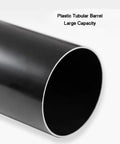 Heavy Duty White Coffee Grounds Storage Bin With Removable Base For Espresso Prep Abs Plastic Matte Finish large capacity black tubular barrel