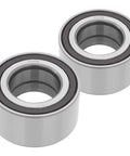 Two Pack Front Wheel Bearing Set Fits 2007 to 2012 Caliber, 2007 to 2017 Patriot, 2007 to 2017 Compass, 2007 to 2020 Outlander, 2018 to 2020 Outlander PHEV, 2011 to 2020 Outlander Sport, 2011 to 2015 RVR, showing dual sealed bearings