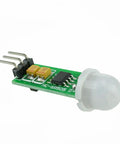 Mini Infrared PIR Motion Sensor Module For Dope Precise Motion Detection Ideal Body Sensor Switch For Smart Home Projects And DIY Security Systems That Delivers Easy Setup green PCB with white dome lens