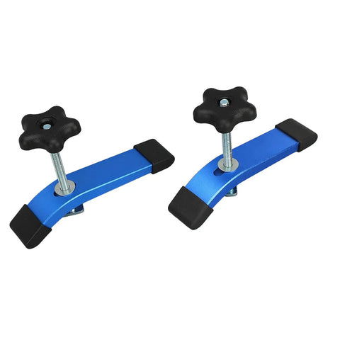 Solid Woodworking T Slot Clamps 2 Pack Heavy Duty Aluminum T Handle Quick Release For Router Drill Press And CNC Table Saw Jigs Panels