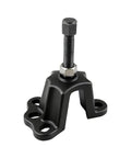 Heavy Duty Universal Hub Puller For Brake Drum Removal And Seized Bearing Extraction Four And A Half Inch Jaw Opening Tough Carbon Steel Auto Shop Workhorse That Knocks Rusted Parts Loose Fast, featuring a thick steel frame and central threaded rod.