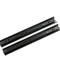 40 Wide Three Section Drawer Slide With Silent Ball Bearing Action Slick Glide Rails For Office Furniture Black 14 Inch 325mm 2 Pack Drawer Hardware Durable