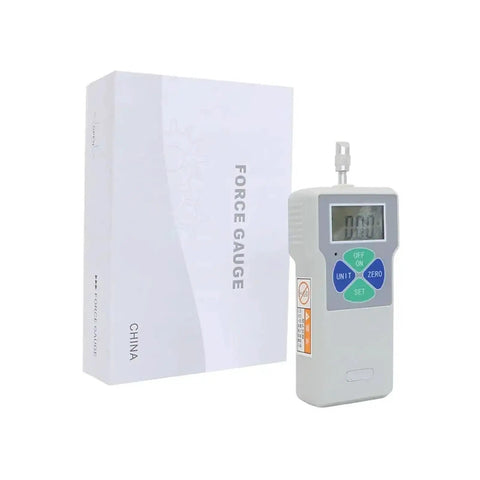 Digital Push-Pull Force Gauge Dynamometer Portable Tester 100N 200N 300N 500N, box and handheld display unit