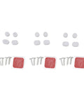 Components of Magnetic Touch Push Open Latch With Adjustable 30 To 50 Newtons Suction For Cabinets Drawers And Wardrobes