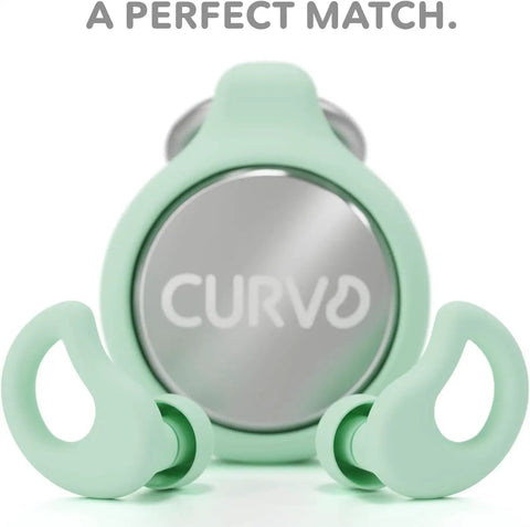 Game Changing Noise Blocking Earplugs Rated 28dB SNR Straight Up Comfy Reusable Silicone Earplug For Deep Sleep Road Noise Quieting Travel Focus Aid And Cool Mint Color