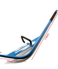Blue Wishbone Extractor Tool For Car Suspension, Lower Control Arm Lever Bar With Steel Tube And Hook measurements shown.