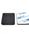 One And A Half Inch Square Silicone Rubber Stick On Feet Bumpers Three Sixteenths Inch Thick Adhesive Pads for surfaces