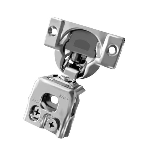 Soft Closing One And A Quarter Inch Overlay Cabinet Hinges Ten Pack Concealed Face Frame Hinges With Three Cam Adjustment