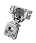 Front view of 1-1/4 Inch Overlay Soft Closing Face Frame Cabinet Hinges Set, 105 Degree, 6-Way Adjustment, 3 Cam, Concealed Kitchen Door Hinges