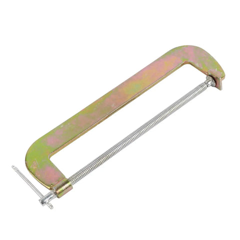 Heavy Duty C Clamp G Clamp For Woodworking And Welding Projects Built Tough Hand Grip Holder Carpenter Tool 12 Inch Steel Screw Clamp With Uniform Pressure For Bonding Nailing Drilling And More, 12 inch steel C clamp