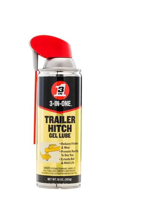 All In One RV Care 4 Pack Slide Out Silicone Lube Window And Track Dry Lube Rubber Seal Conditioner And Trailer Hitch Gel Lube For Smoother Slides Sealed Doors And Hitch Protection On The Road, 10 oz spray can