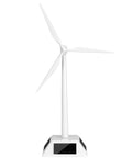 Solar Powered Windmill Kit for Desk and Home Decor, Rotating Wind Turbine Model, DIY Solar Energy Science Tool, Battery Free
