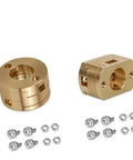 Get Smooth And Stable 18mm By 16mm Oldham Coupling Shaft Fit For VzBoT Ender3 CR10 Z Axis Screw Voron 3D Printer Parts Perfect For Upgrade brass coupling with screws