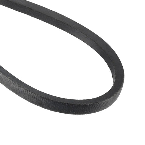 SPZ-630 Drive V Belt Neoprene Rubber Transmission Belt 630mm Pitch Girth 10mm Wide 8mm Thick 40 Degree Angle Heavy Duty Oil and Water Resistant for Industrial Power Transmission Systems, black close-up