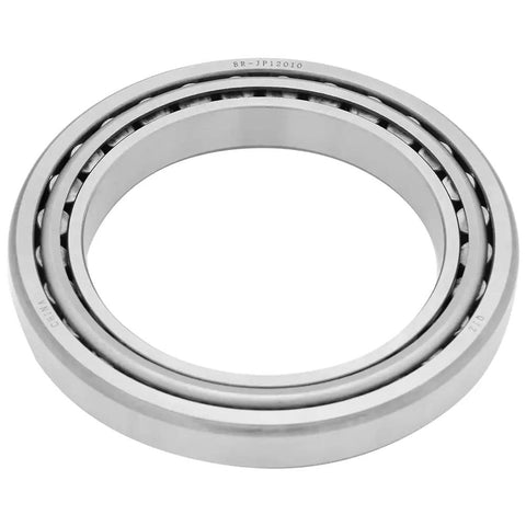 Beefy Tapered Roller Bearing Set Cone JP12049A and Race JP12010 for Auto Axle, 120 mm by 170 mm by 27 mm, front view of assembly
