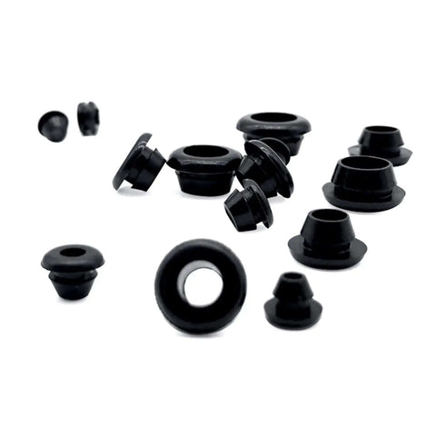 Heavy Duty Black Rubber Snap On Grommet Hole Plugs End Caps In 3mm To 50mm Sizes For Industrial Gear, Auto Parts, And High Pressure Systems That Seal Tight Like Nothing! black rubber snap-on plugs