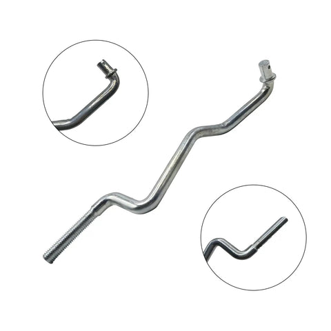 Front Draft Mower Deck Lift Linkage Arm Replacement Kit With Rod Ball Joint Washer Lock Nut And Spring Pin For Riding Lawn Mower Fits L100 L108 L110 L111 And Scotts L2048 L2548, steel rod