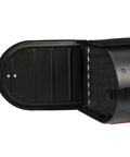 Open door of Admiral Large Post Mount Mailbox With Rust Proof Aluminum Weather Guard reveals extra thick interior body